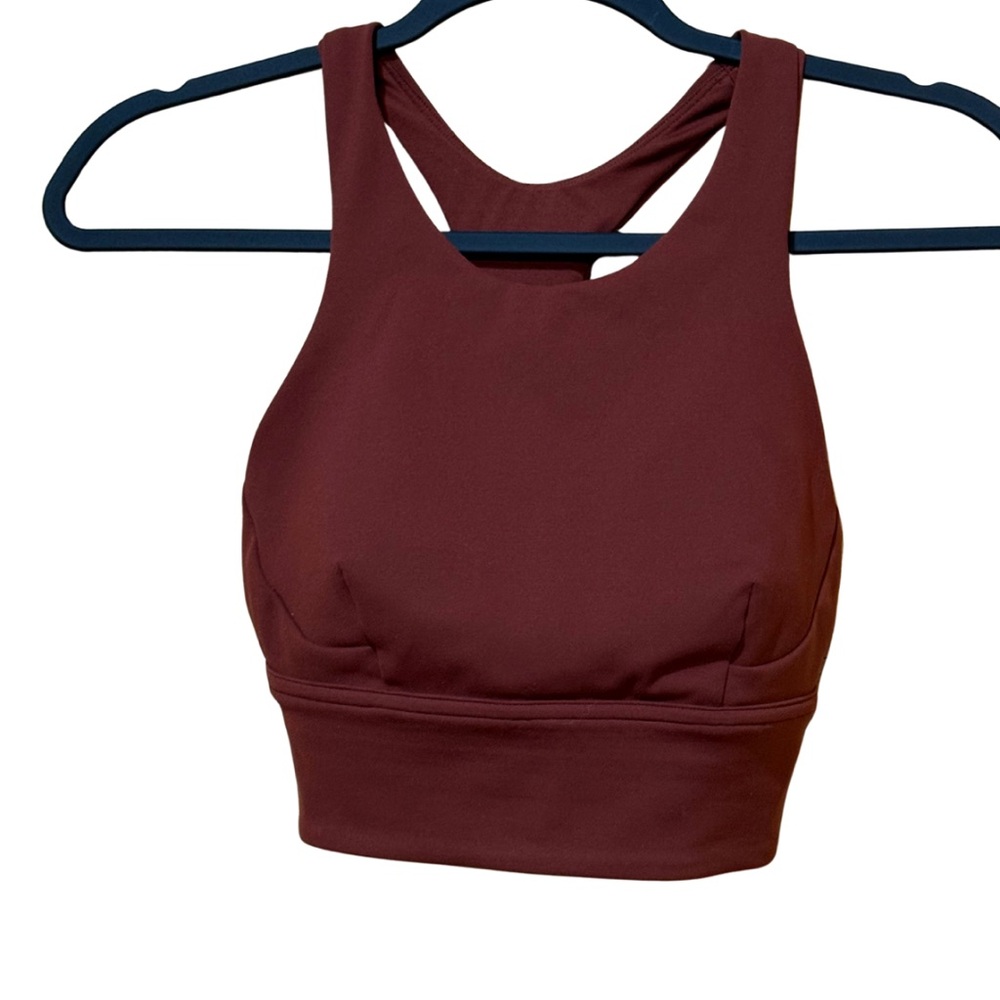 Lululemon Wunder Train Longline Bra Brown Size 6 Medium Support C/D - Picture 16 of 16